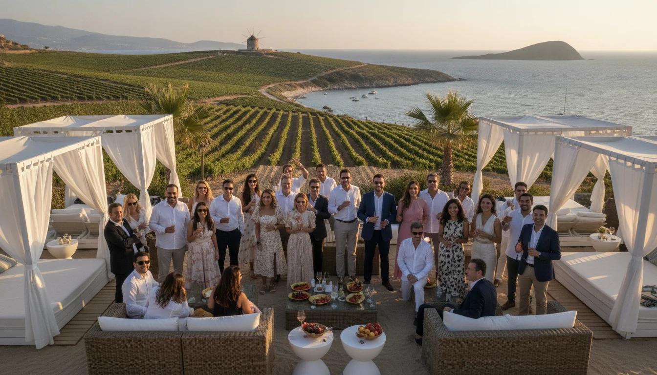 Çeşme'de Kurumsal Teşvik Gezisi ve Açık Hava Etkinlik Seçenekleri