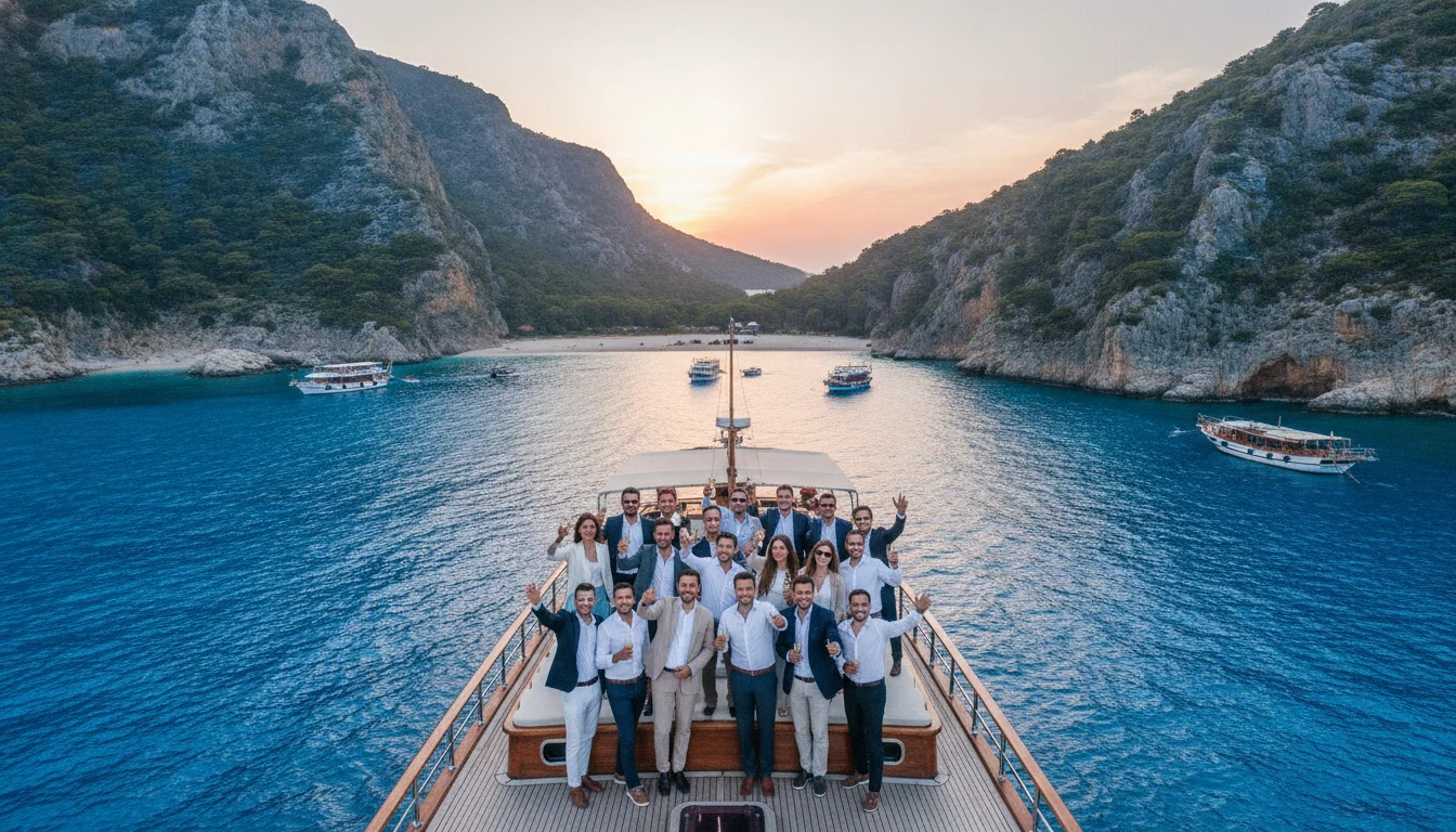Fethiye'de Kurumsal Teşvik Gezisi ve Tekne Turu Seçenekleri